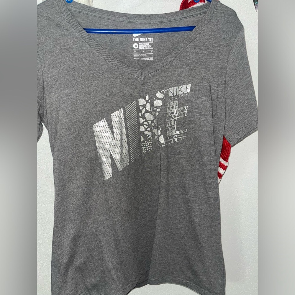 Gray Nike t shirt size medium